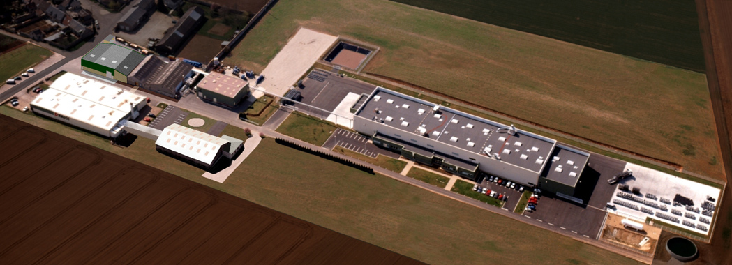 Aerial view of the Raigi facilities